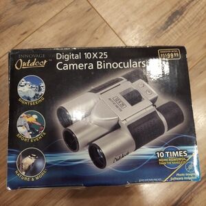 Innovage Outdoor 10x25 Digital Camera Binoculars Open box See photos